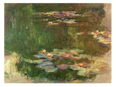 The Lily Pond, C.1917 - Claude Monet Paintings